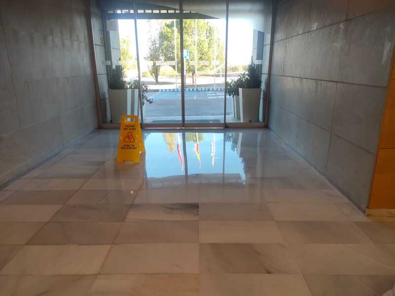 Pulido de Mármol en Hotel de Madrid